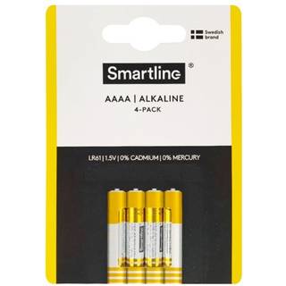 Smartline Alkaline AAAA batteri LR61 (4-pack)