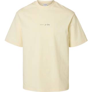 Printet T-shirt Med Rund Hals