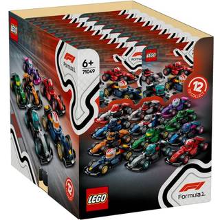 LEGO Minifigurer 71049 F1-racerbiler for samlere komplet æske med 36 biler