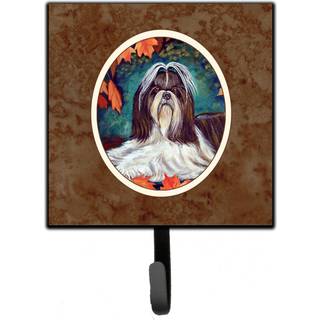 """" Caroline's Treasures Autumn Leaves Shih Tzu Leash eller Key Holder 7182SH4 Lille multicolor """"