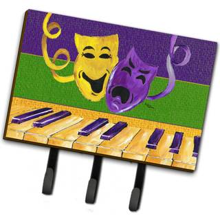 """" Caroline's Treasures 8383th68 Mardi Gras snor eller nøgleholder stor flerfarvet """"