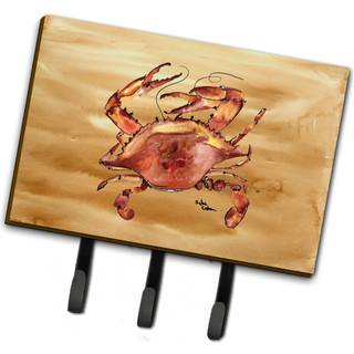 """" Caroline's Treasures 8154th68 kogte krabbe sandstrand snor eller nøgleholder stor flerfarvet """"