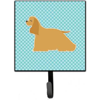 """" Caroline's Treasures Cocker Spaniel Checkerboard Blue Leash eller Key Holder BB3686SH4 Lille Multicolor """"
