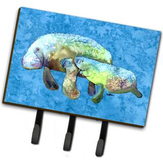 """" Caroline's Treasures 8660th68 Manatee Leash eller Key Holder Large Multicolor """"