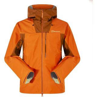 Men's Ridge-Seeker Waterproof Jacket - Orange/Brown