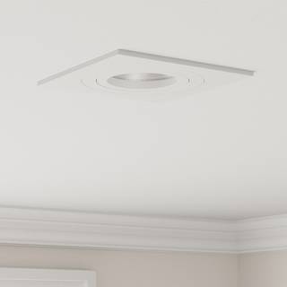 Spotlights med spotlights 12 pcs Hvid 9 x 9 x cm Aluminium