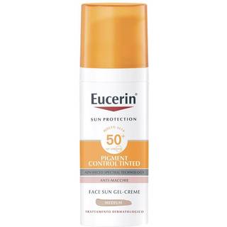Eucerin Sun Pigment Control Tinted Beskyttende emulsion mod hyperpigmentering SPF 50+ Skygge Medium 50 ml - 50 ml
