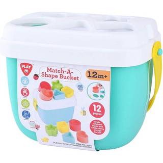 Playgo: Formsorteringsspil i spand, 12 stk