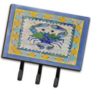 """" Caroline's Treasures 8072th68 Crab Leash eller Key Holder Large Multicolor """"