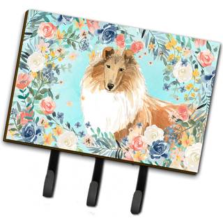 """" Caroline's Treasures Collie Leash eller Key Holder Hooks Multicolor """"