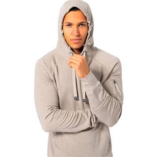 super.natural Favourite Pocket Hoodie Merinohoodie Herrer størrelse 48/50 - M farve beige