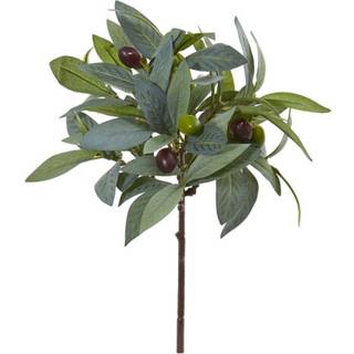 12 Olive Branch Artificial Plant med b?r (s?t af 12)