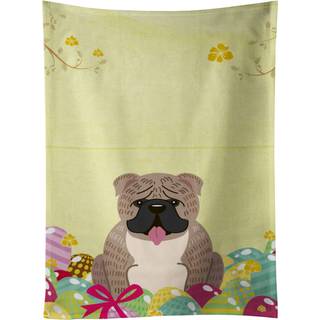 """"Caroline's Treasures P?ske?g Engelsk Bulldog Gr? Brindle k?kkenh?ndkl?de Multicolor 25"""""""" x 15""""""""""""""