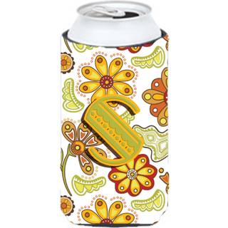 Brev S blomster sennep og grøn høj dreng drikke isolator hugger CJ2003-STBC