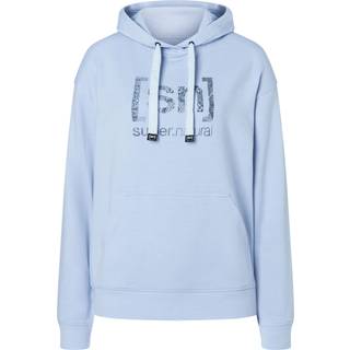 super.natural Women's Arabesque Hoodie Merinohoodie Damer størrelse XS farve blå