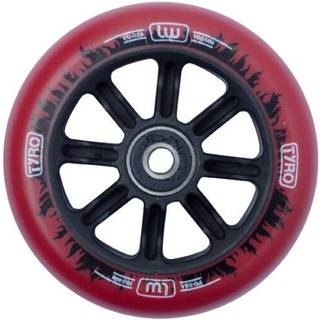 Longway Tyro Nylon Core Hjul Til Løbehjul - Red/Black Flame, Red/Black Flame / 100mm