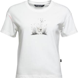 Chillaz Women's Leoben Alpaca Meadow T-Shirt T-shirt Damer størrelse 38 farve hvid