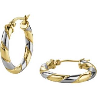 Rosefield JEDSG-J711 Damen-Ohrringe Creolen Duotone Swirl