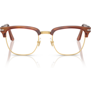 Persol Unisex PO3375V 96 Optiske stel Acetat Brun Transparent Firkantet Normal
