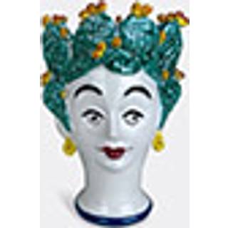 Les-Ottomans Vases - 'Cacti' vase, woman in MULTICOLOUR ceramic