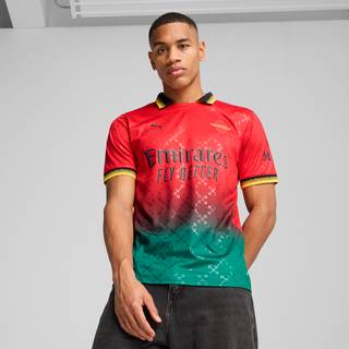 Men&#39;s Puma AC MILAN x OFF-WHITEâ¢ Replica Jersey, Red, Size XXL, Clothing - Black - XXL