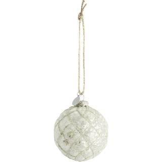 Lene Bjerre Norille julekugle Ø8 cm Offwhite
