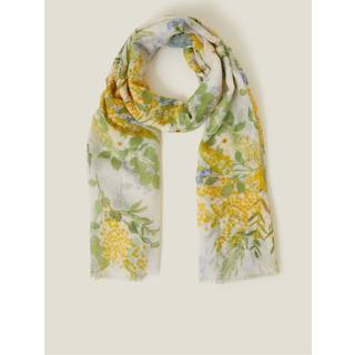 Accessorize Accessorize Natural Lightweight Floral Print Scarf