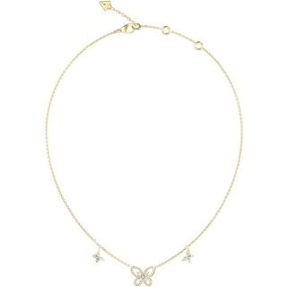 Guess JUBN05112JWYG Damen-Kette Lily Butterfly Goldfarben