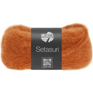 Lana Grossa Setasuri garn - Alpaca og Silke Rusteorange 63