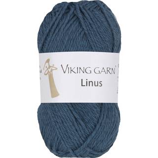 Viking Linus 126 Marine Indhold: 50 % hør, 50 % bomuld Vægt/længde: 50 g = ca. 95 meter Anbefalede pinde: 3.5 mm Strikkefasthed: 10 x 10 cm = 22 m Vask: Vask ved 30 ℃.