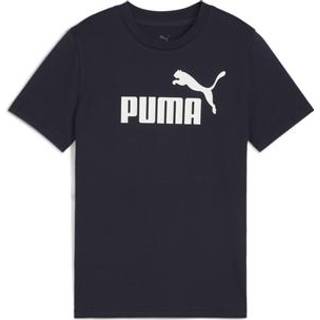 Men&#39;s Puma ESS No. 1 Logo Tee Youth, Blue, Size 13-14Y, Shop - New Navy - 13-14Y