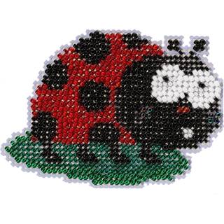 Mill Hill Ladybug tællede Cross Stitch Ornament Kit 2022 Springtime Beaded Collection MH212215 Multi