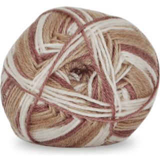 Hjertegarn Sock 4 Print 0035 Indhold:75% superwash uld, 25% polyamid Vægt/længde:50 g = ca. 210 meter Anbefalede pinde:2.5-3 mm Strikkefasthed:10 x 10 cm = 28 m Vask:Uldvask 30º / Brug uldvaskemiddel.