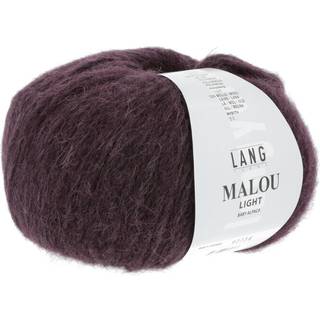 Lang Yarns Malou Light 0080 Materiale: 72% baby alpaca, 16% polyamid, 12% uld Vægt/længde: 50 g = ca 190 meter Anbefalede pinde: 4.50–5.00 mm Strikkefasthed: 10 cm = 16 m Vask: Håndvask / Tåler ikke tørretumbling.