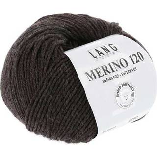 Lang Yarns Merino 120 368 Indhold: 100% Merinould Vægt/længde: 50 g = ca. 120 meter Anbefalede pinde: 3.50-4.50 mm Strikkefasthed: 10 x 10 cm = 22 m x 32 p Vask: Maskinvask 30 °C / Tåler ikke tørretumbling .