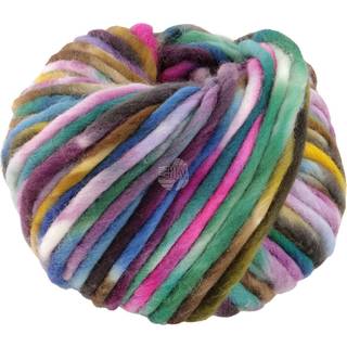 Lana Grossa Confetti 015 Råhvid/Lysegrå/Mørkegrå/Umbra/Mørk oliven/Natblå/Petrolgrøn/Jeans Indhold: 100% ren, ny merinould Vægt/Længde: 100 g = ca. 50 meter Anbefalede pinde: 10-12 mm Strikkefasthed: 10 x 10 cm = 7.5 m x 10 p Vask:Håndvask / Tørres fladt.