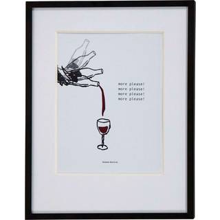 House Doctor Hdwine Maleri 23x30 Cm Bourgogne - Malerier Aluminium Burgundy - 208582051