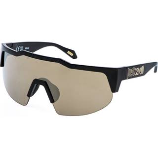 Just Cavalli Unisex SJC154 Z42G Solbriller Injiceret Sort Røg Maske Normal Multistrato
