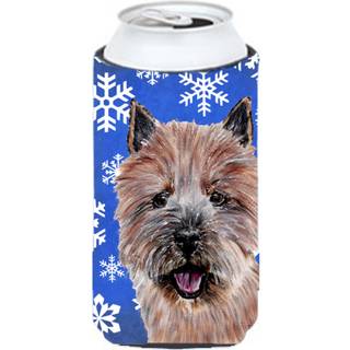 Norwich Terrier Winter Snowflakes Tall Boy Beverage Isulator Hugger SC9782TBC