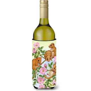 """" Caroline's Treasures ASA2136Literk Dormice Dormouse Wine Bottle Koozie Hugger 750 Ml Multicolor """"
