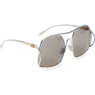 Miu Miu Kvinde MU A55S 1BC80Q Solbriller Stål Sølv Grå Firkantet Normal