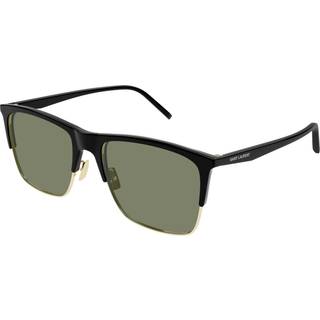 SAINT LAURENT Mand SL 768 001 Solbriller Bio-injekt Sort Grøn Firkantet