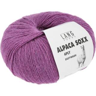 Lang Yarns Alpaca Soxx 4-ply 0165 Indhold: 70% Superfine alpaca, 30% Nylon Vægt/længde: 100 g = ca 390 m Anbefalede pinde: 2.50-3.50 mm Strikkefasthed: 10 x 10 cm = 30 m x 41 r Vask: Max 30 °C / Kan tørretumbles ved lav varme / Brug vaskemiddel til finvask uden skyllemiddel.