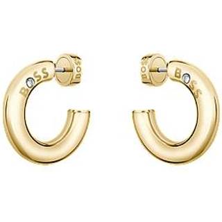 Boss Gold Live Hoop Earrings
