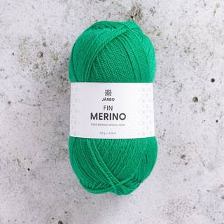 Järbo Fin Merino 10 Green grass Indhold: 100% ubehandlet merinould Vægt/længde: 50 g = ca. 235 meter Anbefalede pinde: 2-3 mm Strikkefasthed: 10 x 10 cm = 28-30 m x 38-40 p Vask:Håndvask.