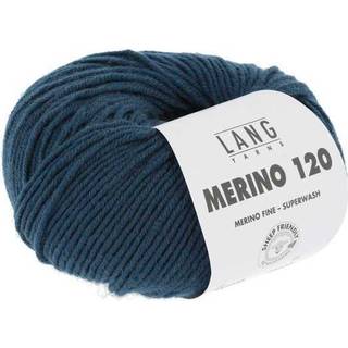 Lang Yarns Merino 120 133 Indhold: 100% Merinould Vægt/længde: 50 g = ca. 120 meter Anbefalede pinde: 3.50-4.50 mm Strikkefasthed: 10 x 10 cm = 22 m x 32 p Vask: Maskinvask 30 °C / Tåler ikke tørretumbling .