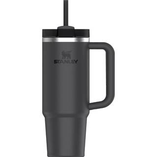 Stanley Quencher H2.O FlowState™ Tumbler krus i rustfrit stål med sugerør Medium Black 2.0 890 ml - 890 ml