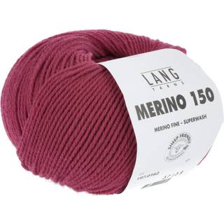 Lang Yarns Merino 150 162 Indhold: 100% Superwash merinould Vægt/længde: 50 g = ca. 150 meter Anbefalede pinde: 3-3.5 mm Strikkefasthed: 10 x 10 cm = 27 m x 37 p Vask: Maskinvask 30 ℃ / Tåler ikke tørretumbling / Brug aldrig skyllemiddel.
