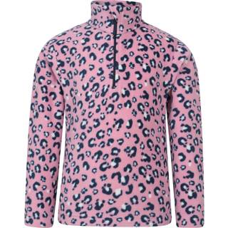 Mountain Warehouse Mountain Warehouse Light Pink Kids Endeavour Printed Half-Zip Fleece
