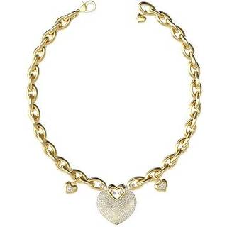 Guess JUBN05205JWYG Damen-Kette Pavée Herzen Goldfarben